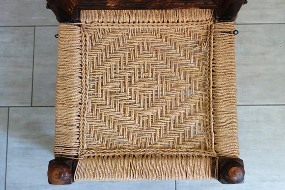 Image 1 of 2 traditional Pida chairs, India, 1950s/60s