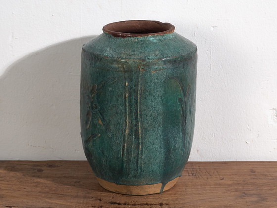 Antieke turquoise groene vaas (ca. 1820) #34 – Vazen, Ceramic (photo 40 of 40)