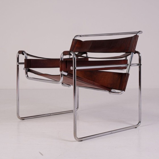 Image 1 of Poltrona - Sedia Wassily B3 di Marcel Breuer per Gavina