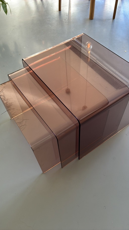 Mesas nido vintage de los años 70