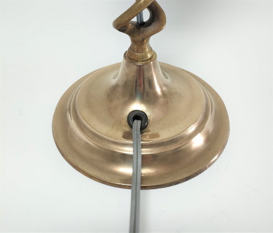 Image 1 of messing lantaarnlamp vintage glas