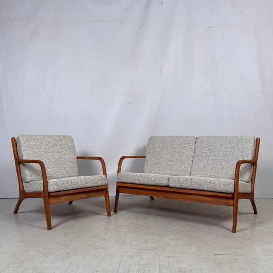 Image 1 of Juego de sofá Adrian Pearsall modelo 2315-C para Craft Associates – Totalmente renovado