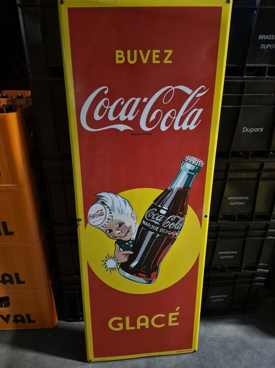 Coca Cola Email Sign – Coca-Cola, Wall decoration, Metal (photo 5 of 5)