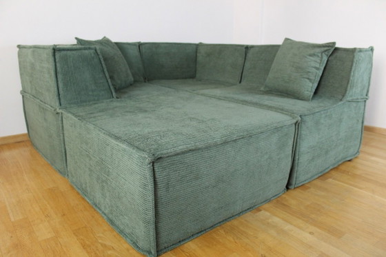 Image 1 of Nuovo, SPEDIZIONE GRATUITA Design Mid Century, Vintage, Cord, Verde