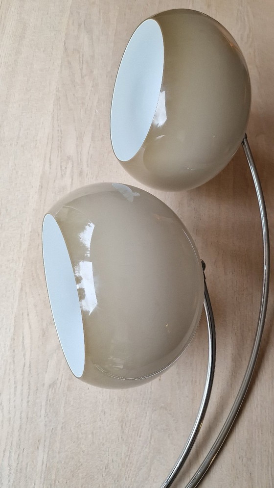 Image 1 of Dijkstra double arc lamp mushroom 1970s