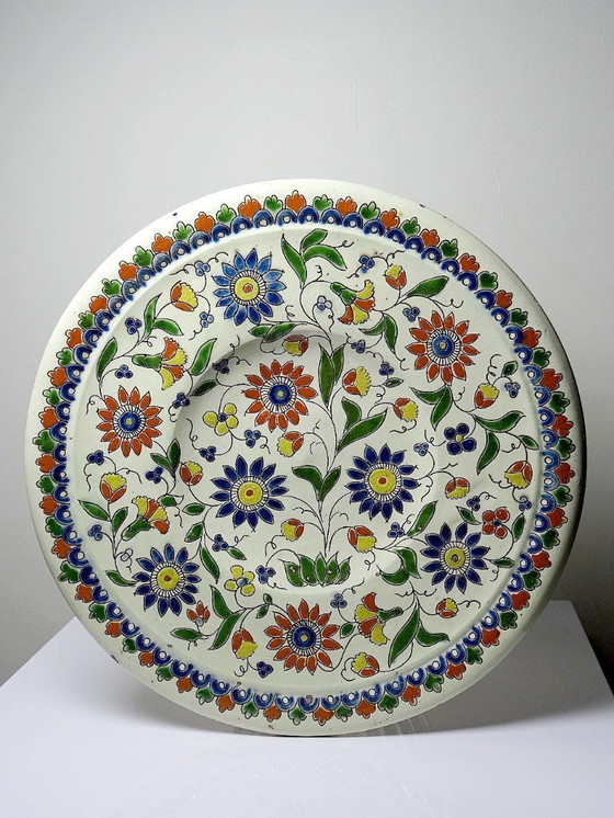 Image 1 of Thun enamel dish signed Schoch-Läderach old Swiss artisanal & rare