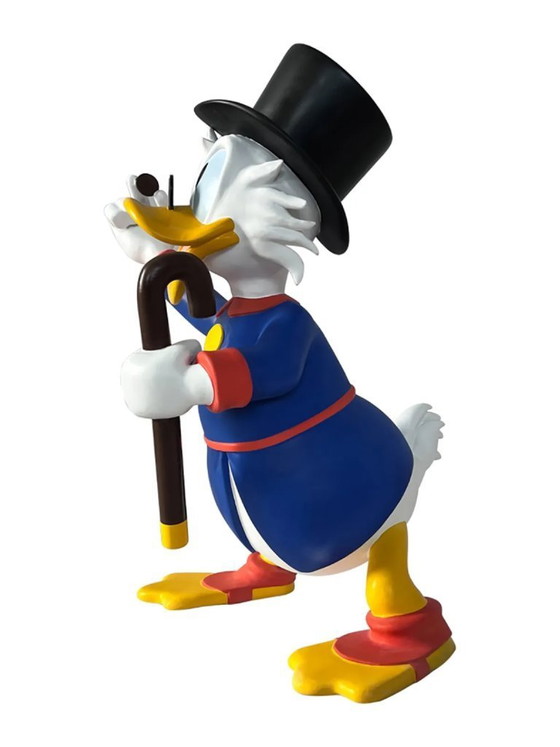 Image 1 of Sculpture en fibre de verre - Canard (personnage de dessin animé) - Multicolore