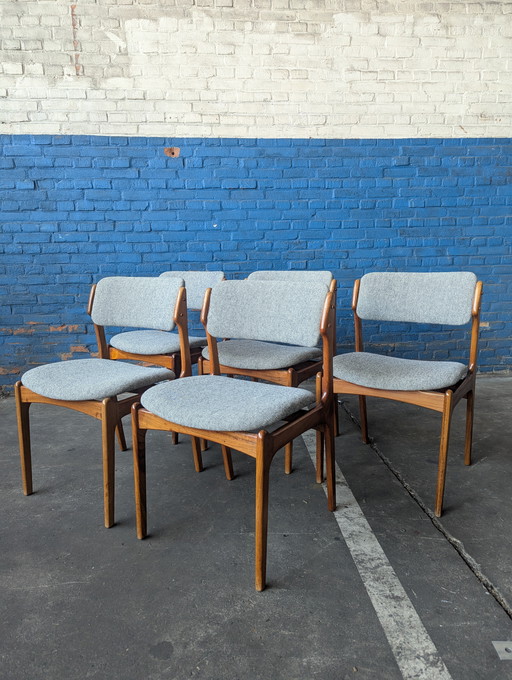 5x Eric Buch modèle 49 OD Møbelfabrik