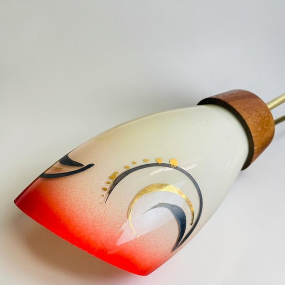 Image 1 of Lustre araignée Sputnik vintage moderne du milieu du siècle avec 5 lumières