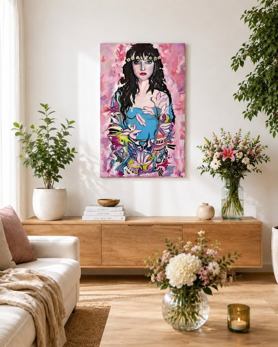 Image 1 of Maddalena FANFANI - Madame Magnolia - Artist canvas