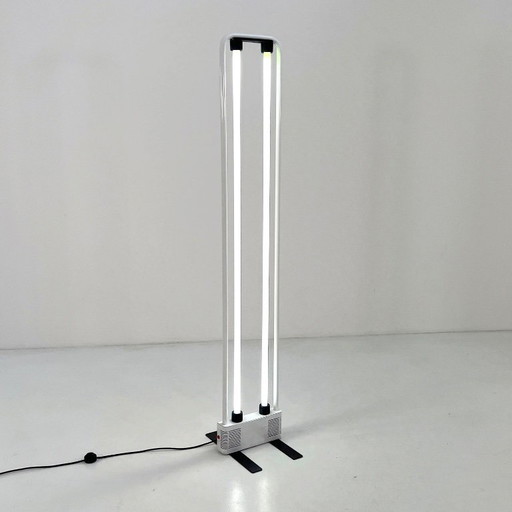 White Floorlamp by Gian N. Gigante for Zerbetto, 1980s