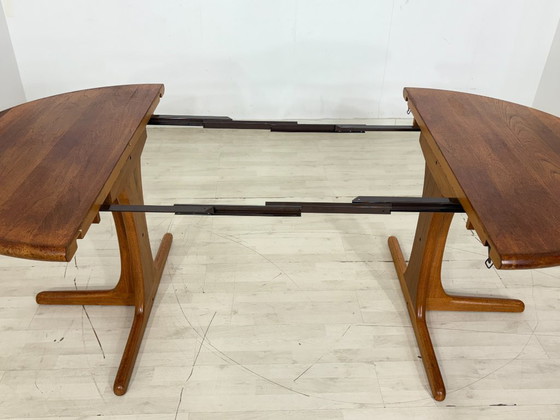 Image 1 of Tavolo da pranzo Dyrlund / tavolo in teak / tavolo da cucina / tavolo da pranzo vintage