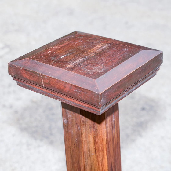 Mid-Century Italian Wooden Planter Column (photo 6 of 6)