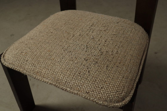 Image 1 of Brutalist Oak Dining Chairs, Netherlands, 1970s – Set of 6