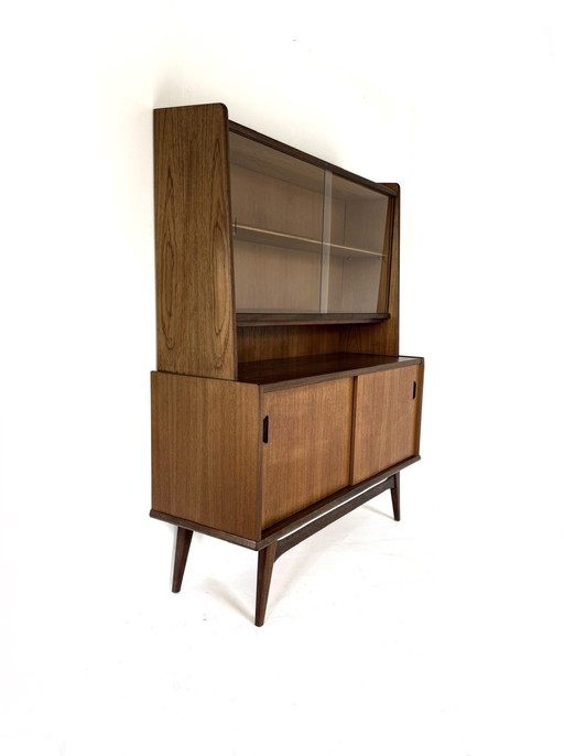 Vintage teak display case '60s