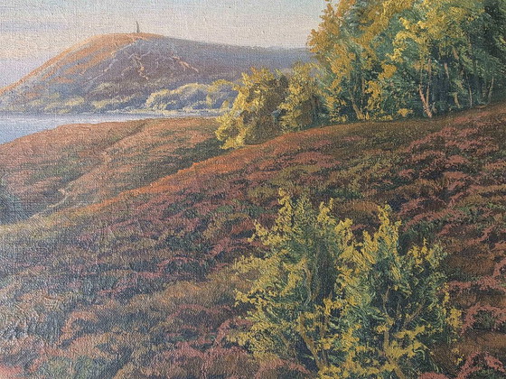 Dipinto a olio originale di paesaggio di Aage Jessen – Dipinti e disegni, Tela (photo 7 of 10)
