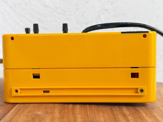 Image 1 of Vintage Space Age Alarm Clock with Lamp from the 1970s