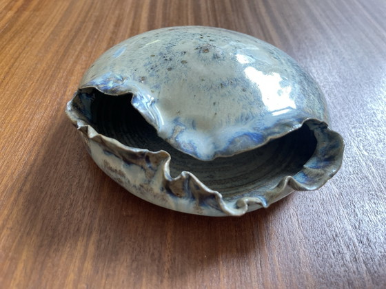 Keramik Designobjekt / kleine Schale - Ardine Spitters, Schalen, Blau (Foto 5 von 8)