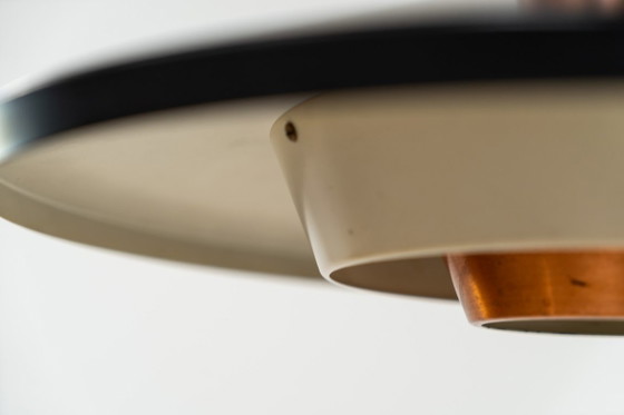 Image 1 of Striking Danish pendant light (Denmark, 1950s).