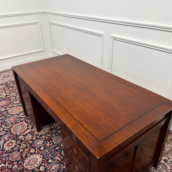 Bureau Eichholtz anglais classique – Bureaux, Métal, Bois (photo 15 of 17)