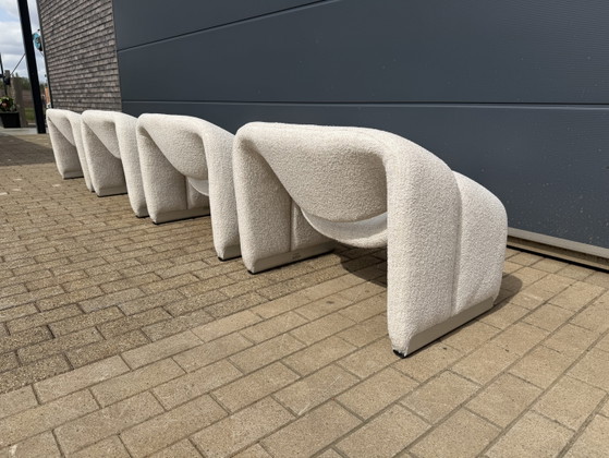 Image 1 of Artifort F598 Groovy armchairs in mint condition!! Pierre Paulin