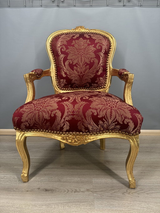 Poltrona in stile Luigi XV