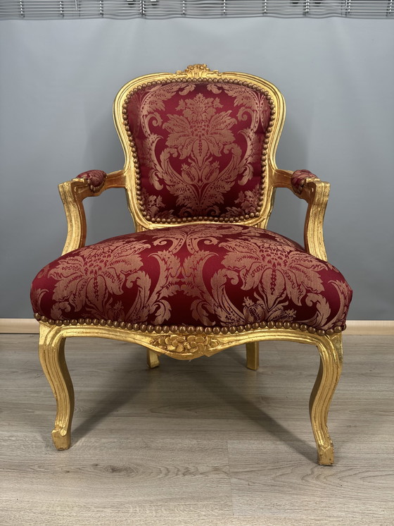 Image 1 of Poltrona in stile Luigi XV