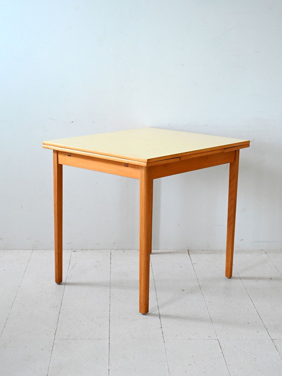 Image 1 of Vintage Scandinavian Formica Dining Table