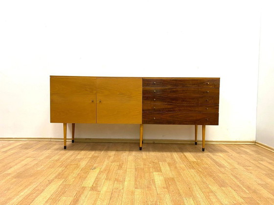 Image 1 of Mid-Century Cabinet by Jitona, Czech Brussels Style, 1960s
