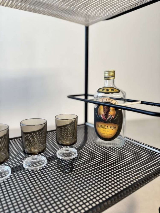 Carrello da tè Pilastro di Tjerk Reijenga, anni '60