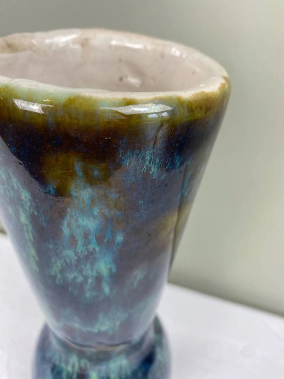 50s enamelled vase – Porcelain, Art Deco (photo 9 of 9)