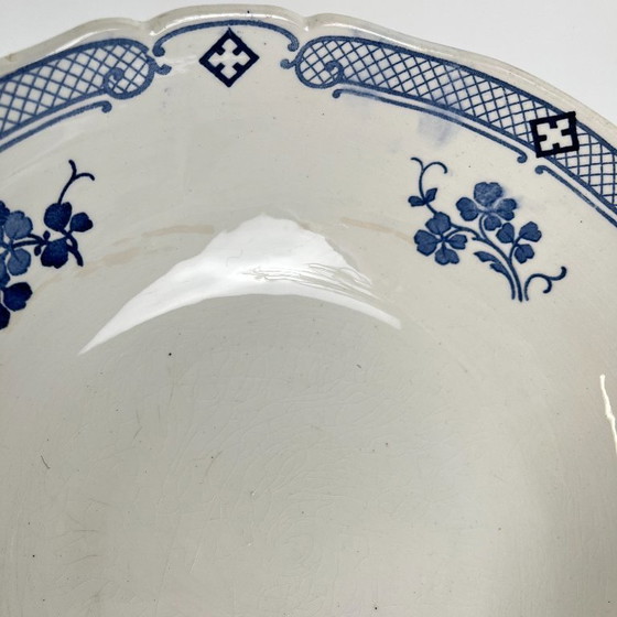 Image 1 of KG Insalatiera Lunéville Terre de Fer, modello "Jane", blu, 1890-1915