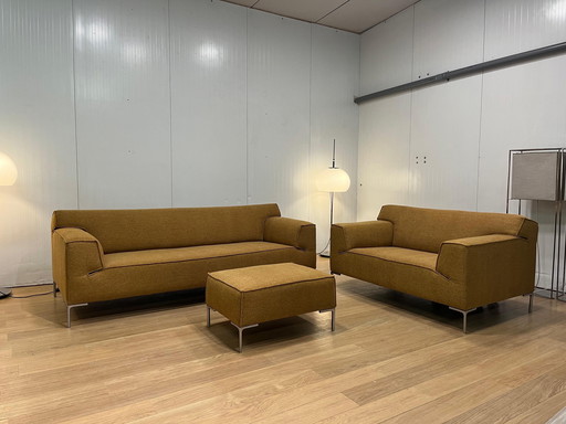 Newly upholstered Design on Stock Bloq Loveseat