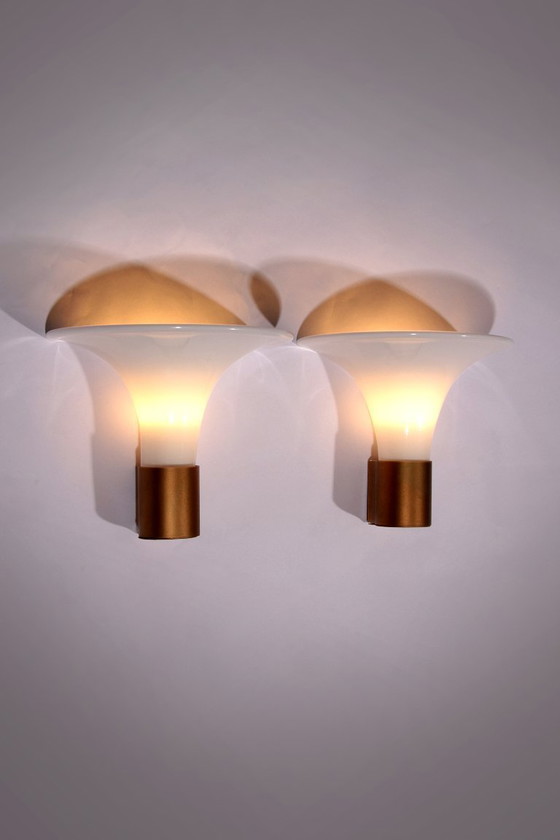 Image 1 of Mandarin Wandleuchte von Michael Bang für Holmegaard, 1980er