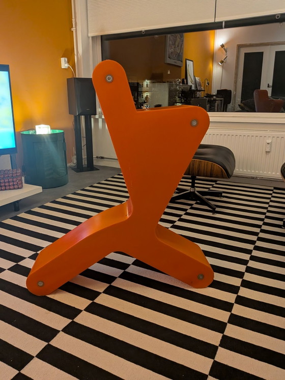 Chaise Keer, keer chair, Chaises & fauteuils, Métal, Orange (photo 3 sur 5)