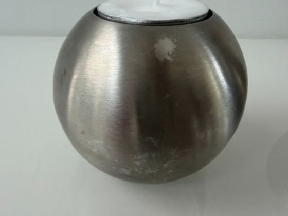 Set of 2 Stainless Steel Candle holders – Double-Sided Design – rvs (photo 12 of 13)