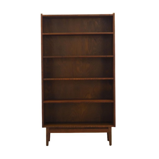 Walnut bookcase, Danish design, 1970s, designer: Johannes Sorth