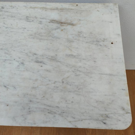 Image 1 of Vintage Antique sideboard, dresser, chest of drawers, bathroom vanity with marble top