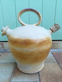 Rare Gargoulette / Antique Water Jug / 19th Century Glazed Earthenware