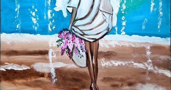 Image 1 of Mel Zyta "Estoy mirando hacia arriba" XL