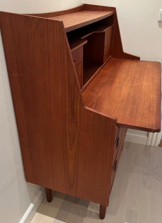 Image 1 of Danish Design teak secretary Mid Century 