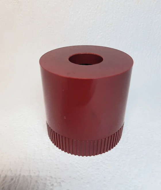 Image 1 of (W004) Set per l'elaborazione della posta da ufficio ARLAC vintage - Design retrò rosso bordeaux degli anni '70/'80