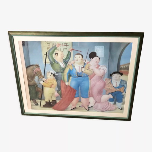 Dipinto di corrida di Fernando Botero