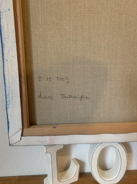 Image 1 of Minimalist Abstract Painting "Color Field" – Anne Ventimiglia (2003)
