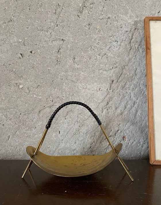 1950s Decorative Mini Fruit Bowl – Brass (photo 8 of 8)