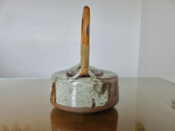 Image 1 of Teiera in gres di René-Louis Dauchy, ceramica Hautes Ribes a Grasse, Costa Azzurra, anni '50