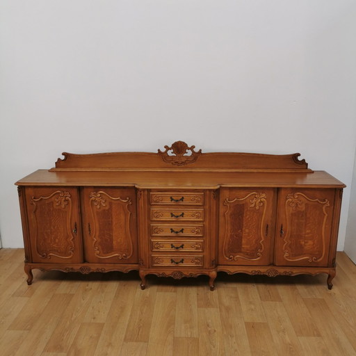 Vintage Louis XV Dressoir, Wandkast, Ladekast