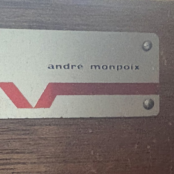 Midcentury Ladekast – André Monpoix – Model 812 – Meuble TV – 1960 – Andre Monpoix, Ladekasten, Metal (photo 10 of 10)