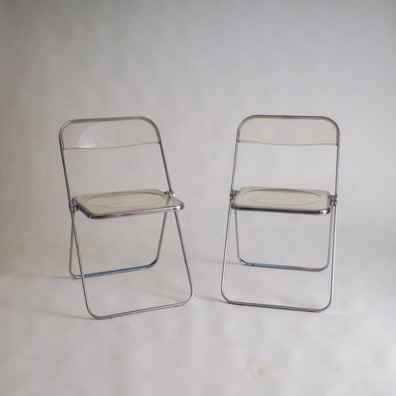 Image 1 of 2 sedie Plia di Giancarlo Piretti per Castelli