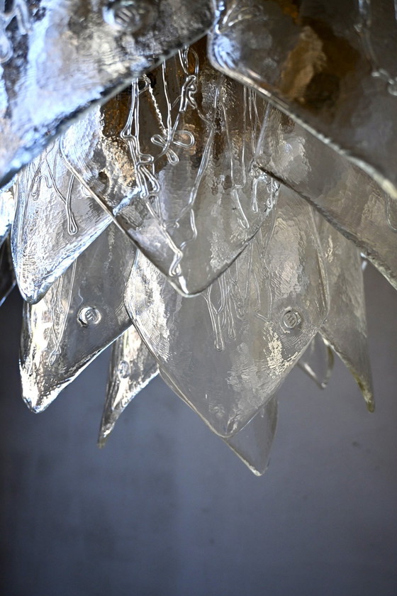 Wunderschöner XL-Kronleuchter aus Muranoglas von La Murrina – Metal (photo 8 of 15)